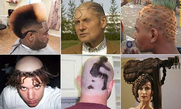 Gaya Rambut Paling Aneh Hasil Pangkasan di Salon dan Barbershop